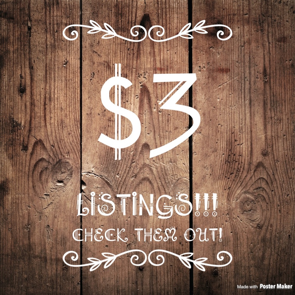 $3 Listings!!!